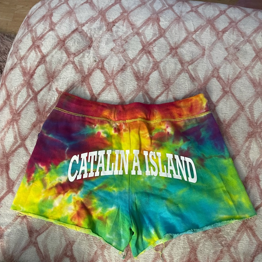 tie dye shorts